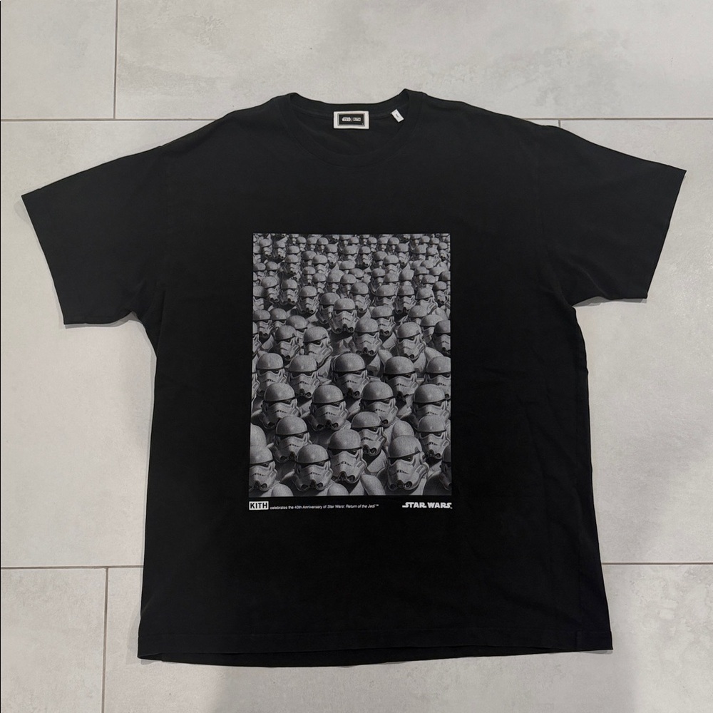 Kith Black Stormtrooper Graphic Tee